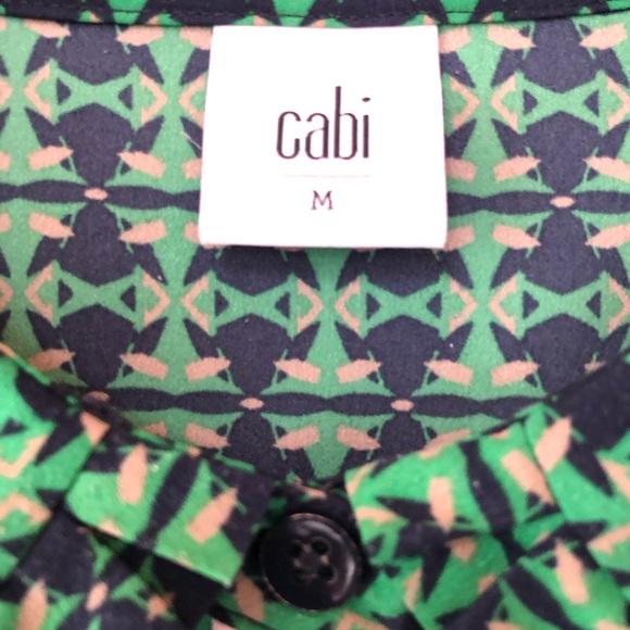CAbi colorful western floral print shirt, from previous fall season, size M - Picture 9 of 14